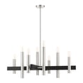 thumbnail image 4 of Livex Lighting - Helsinki - 8 Light Chandelier in Mid Century Modern Style - 38, 4 of 9