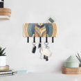 thumbnail image 6 of Cat Magic Array Lion Mail Holder Organizer Wall Mount with Shelf Key Holder Key Rack with 5 Key Hooks for Wall Decorative, 6 of 6