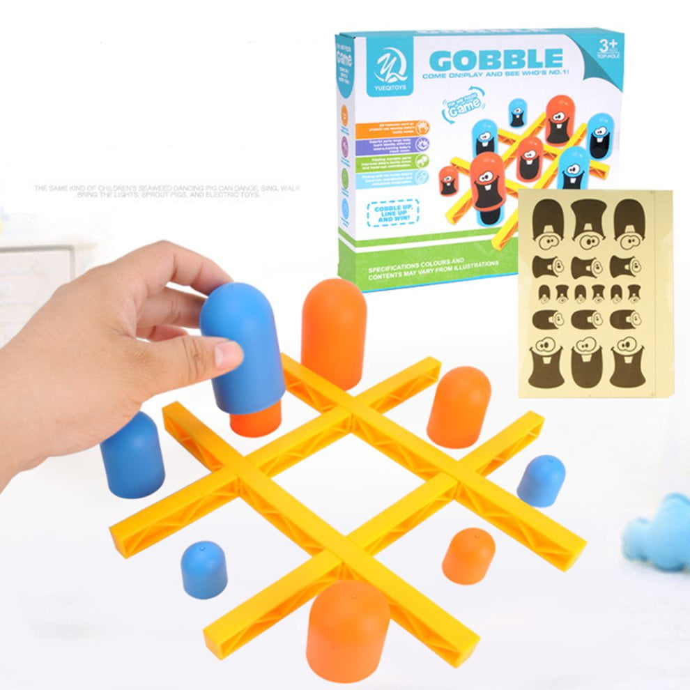 Tic-Tac-Toe Game Family Parent-Child Interactive Early Education Big Eat Small 