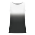 thumbnail image 3 of Aofany Men's Gradient Sports And Leisure Tank Tops Crew Neck Sleeveless Pullover Vest T-shirt Blouse, 3 of 4