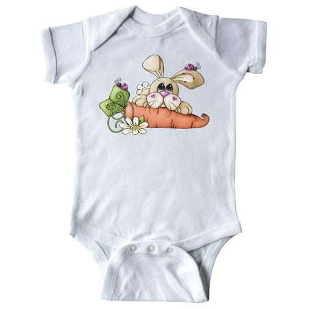 

Inktastic Ladybugs and Bunny Rabbit with Carrot Gift Baby Boy Bodysuit