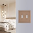 thumbnail image 5 of Dailycode Light Switch Plate Covers 3 Gang Wall Plate Plastics Outlet Covers for Kitchen Home Office Decor Khaki, 5 of 8