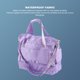 thumbnail image 4 of Bolsa De Gimnasio Para Mujer Rosa Para Llevar El Fin De Semana Bolsa De Noche Bolsas De Lona De Viaje Con Puerto De Carga USB Artículo Personal Bolsa De Viaje Bolsa De Mano Bolsa, 4 of 7