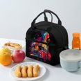 thumbnail image 4 of HUIACONG Lunch Bag with Colorful Fire Truck, Insulated Lunch Tote with Durable Aluminum Film Material, Reusable for Daily Camping and Travel, 4 of 10