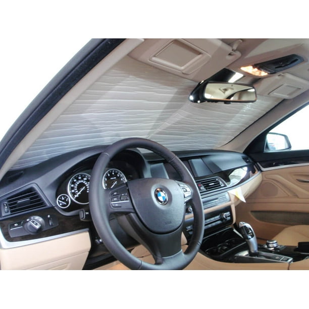 Heatshield The Original Windshield Sun Shade Custom Fit For Bmw 528i Sedan 11 12 13 14 Silver Series Walmart Com Walmart Com