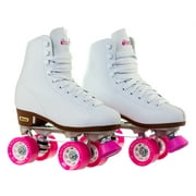Chicago Skates Ladies Classic Quad Roller Skates, White, Size 3