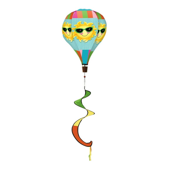 Briarwood Lane Hello Summer Sun Hot Air Balloon Spinner