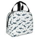 thumbnail image 2 of Easygdp Cute Shark Bolsa Térmica Premium - Tela Oxford Impermeable, Gran Capacidad, Bolsillo Frontal, Unisex para Trabajo, Escuela, Actividades al Aire Libre y Picnics, 2 of 8