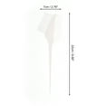 thumbnail image 2 of Unique Bargains 1 Pc Durable Pointed Tail Handle Hair Dye Brush for Bathroom for Hotel Plastic White, 2 of 4