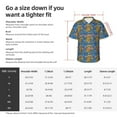thumbnail image 6 of Lsque Sea Turtle pattern Hawaiian Shirt for Men, Unisex Summer Beach Casual Short Sleeve Button Down Shirts-Small, 6 of 9