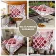 thumbnail image 6 of Red Morocco Tapestry for Bedroom Wall Hanging Tapestry, Rustic Country Smear Street Mottled Art Ceiling Backdrop Tapestries Poster Blanket Wall Decor for Teens Room Living Room Dorm 55" x 73", 6 of 8