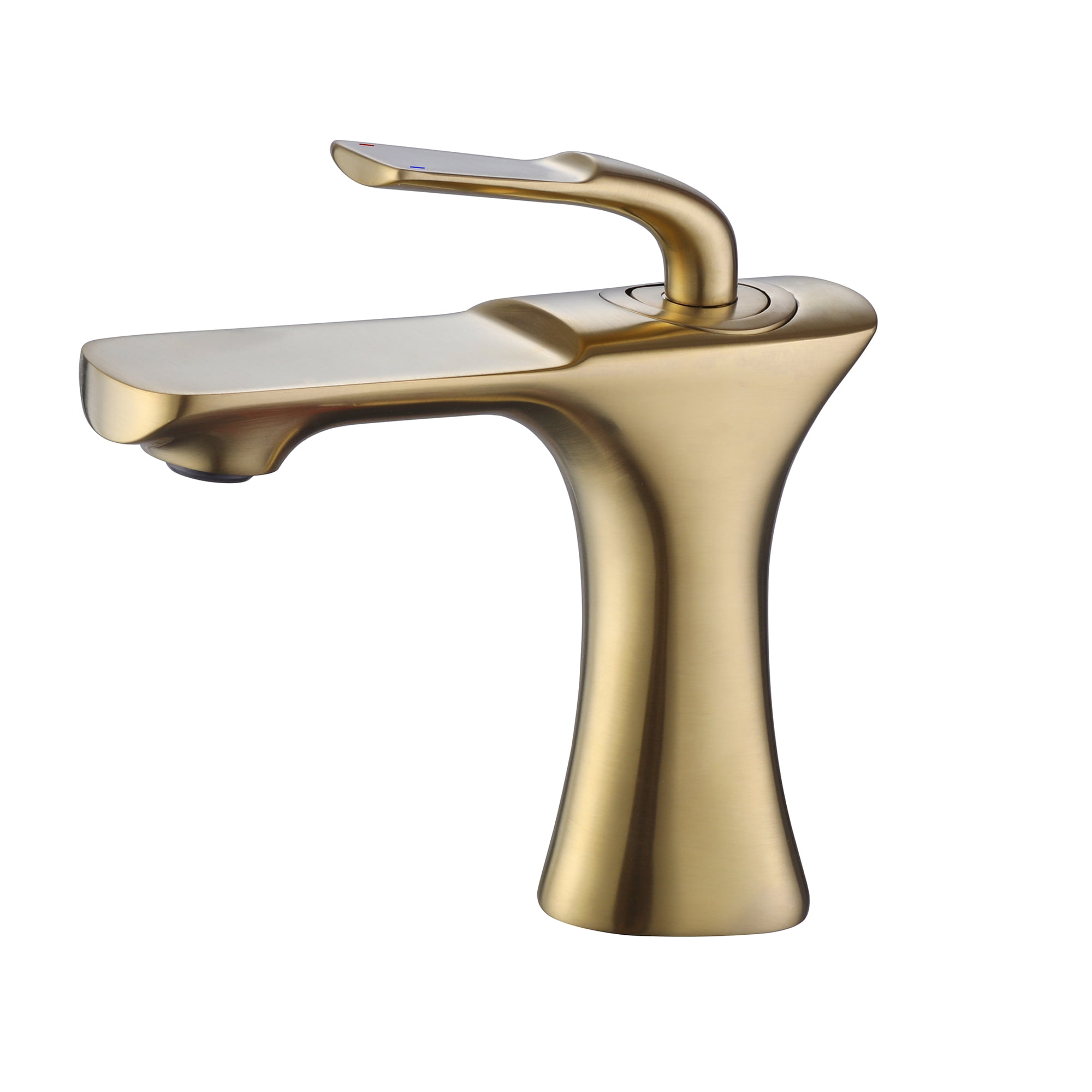 Single Handle Bathroom Sink Faucet, Single Lever Handle Brass Sink ...