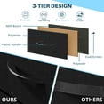 thumbnail image 6 of Bigleap Nightstand Set 2, 2 Drawer Dresser for Bedroom, Bedside Furniture, End Table for Bedroom, Closet, Entryway, Black, 6 of 8