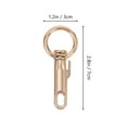 thumbnail image 2 of MLINS  2 Pcs Wallet Insert for Chain Strap Duty Belt Accessories Bag Hook Clasp, 2 of 8