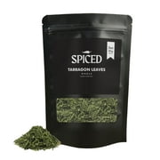SPICED Tarragon Leaves, 3 Oz of Whole Tarragon Leaves in Closable Bag for Cooking, Great for Sauce, Marinades, Dressing and Tea