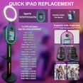 thumbnail image 3 of RXFSP Photo Booth for iPad 10.2"-12.9" & Camera Dual-Use Photo Booth Machine with RGB Ring Light, Music Sync, APP Control with Flght Case for Weedding Party Rental （Black), 3 of 9