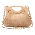 thumbnail image 1 of Bolso de hombro para mujer jinwen cruzado con correa extraíble Caqui 26 cm x 8 cm x 20 cm, 1 of 8