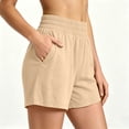 thumbnail image 5 of Iyufng Summer Shorts for Women Casual Athletic Loungewear Shorts with Pocket, 5 of 8
