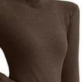 thumbnail image 3 of RXMEKW Womens Base Layer, Long-Sleeved Solid Color Casual Pullover, 3 of 4