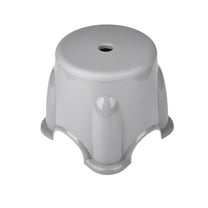 Bfogop Plastic Step Stool, Small Portable, Thickened Single Foot, Non Slip Pads, Multifunctional Seat, Sturdy and Lightweight, Ideal for Living Room, Bathroom, Kitchen