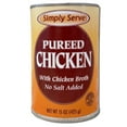 thumbnail image 2 of Simply Serve Pureed Chicken Value Pack | 15 Ounce Can | Pack of 6, 2 of 5