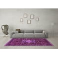 thumbnail image 3 of Ahgly Company Indoor Rectangle Oriental Purple Industrial Area Rugs, 7' x 10', 3 of 4