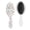 White-460, variant on Bloom Blossom Hair Brush, Country Rustic Farmhouse Style Detangler with Watercolor Floral Pattern, Artistic Paddle Brush for Hair Care