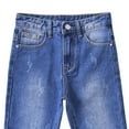 thumbnail image 6 of Jeans Boys Skinny Distressed Boys Blue Pants Stretch Slim Jeans Pants Boy Jeans Size 11-12 Years, 6 of 9
