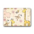 thumbnail image 1 of RYLABLUE Cartoon Animals Elephant Monkey Giraffe And Birdss Doormat Floor Mats Rugs Outdoors/Indoor Doormat Size 30x18 inches, 1 of 1