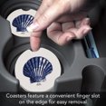 thumbnail image 5 of Thirstystone "Indigo Scallop" Single Absorbent Stone Car Coaster, 5 of 6
