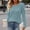 Light Blue, variant on BRGZLK Puff Long Sleeve Shirts Women Lightweight Crew Neck Ribbed Knit Sweaters Solid Color Soft Cozy Warm Business Casual Base Layer Tops Gray L
