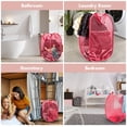 thumbnail image 6 of Miaocao Pop Up Laundry Hamper, 70L Collapsible Mesh Laundry Basket with Side Pocket, Foldable Dirty Clothes Hamper with Sturdy Reinforced Handles for Home Dorm Bedroom Travel Bathroom Storage, Black, 6 of 7
