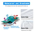 thumbnail image 5 of Leyfeng Polyester Bed Sheet, Fitted Sheet Waterproof Mattress Protector Solid Pillow Bed Cover Solid Bedsheets Twin to California King Size, 5 of 9