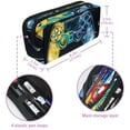 thumbnail image 5 of PhooArto Pencil Case, Colors Gamer Controller Pattern Large Capacity Pencil Pouch Stationery Pen Bag, 5 of 7