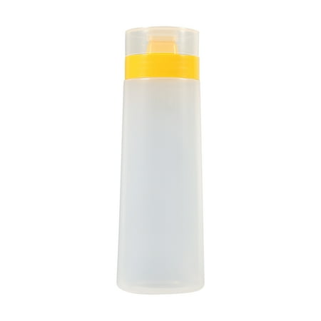 

4‑Hole Squeeze Type Sauce Bottle Safe Resin For Ketchup Jam Mayonnaise Olive Oil Yellow/Red