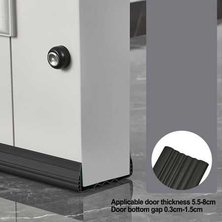 

Double Layer Door Seals Weather Stripping Under Door Sweep Bottom Seal Strip