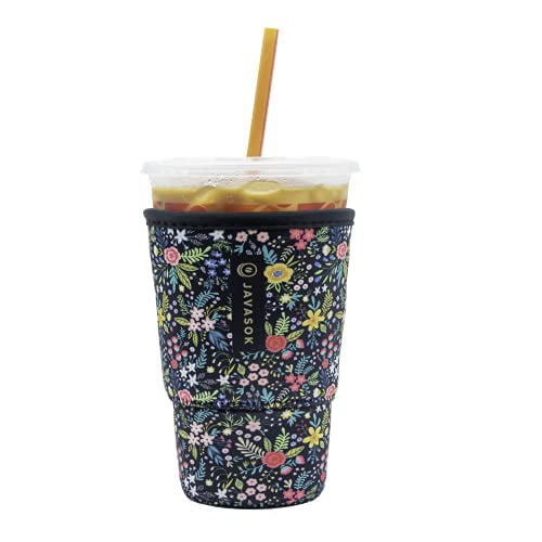 Sok It Java Sok Reusable Neoprene Insulator Sleeve for Iced Coffee Cups