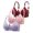 zb-Red, variant on HNMKIU Women's Seamless Underwire Bra 3 Pack Thin Breathable Comfort Wireless No Underwire Daily Bra 2026