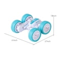 thumbnail image 3 of Fiudx Liquidación De Ahorros De Verano 2.4G Stunt Control Remoto Mini Flower Car Deformación Tracción En Las Cuatro Ruedas Alta Velocidad Doble Cara Stunt Car Dance Electric Boy Girl toy Gift, 3 of 6