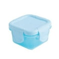 thumbnail image 1 of Miangastore 4Pcs Travel Seasoning Box Yellow Reusable Plastic Portion Control For People Who Travel, 1 of 8