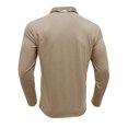 thumbnail image 5 of Lumeqa Long Sleeve Shirts for Men's Long Sleeve Polo Shirts Casual Button Classic Work Shirt Cotton Collared Basic Golf Shirt with Pocket Beige M, 5 of 5