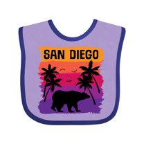 Inktastic San Diego California Sunset Boys or Girls Baby Bib