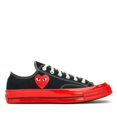 thumbnail image 1 of CONVERSE X comme des GARCONS PLAY Semelle Rouge à Tige Basse - Noir Chaussures de Course Unisexes, 1 of 5