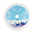 thumbnail image 1 of Falda De Árbol De Navidad De Muñeco De Nieve, Adorno Multicolor, Decoración Iluminada, Vestido De Árbol De Tela Ligera De Navidad sonducket HA041714-01, 1 of 6