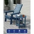 thumbnail image 4 of YEFU Outdoor Side Table 2-Tier HIPS Adirondack Patio End Tables Weather Resistant Small Coffee Table (Navy, 1PC), 4 of 7