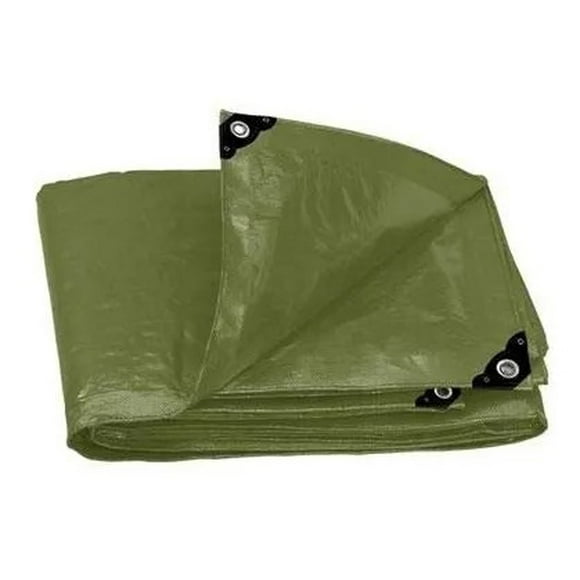 Lona Reforzada Verde 4 X 6 Mt Truper 16376 LT-46X