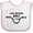 White and Pink, variant on Inktastic Life Behind Bars Bmx Boys or Girls Baby Bib