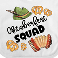 thumbnail image 4 of Inktastic Oktoberfest Squad Hat, Accordion, Pretzels Boys or Girls Baby Bib, 4 of 4