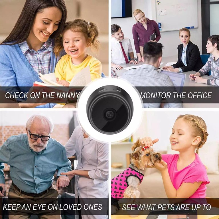 Deals of the Day Clearance Cafuvv Mini WiFi Camera 1080P Full Home Security  Micro Cam Video Audio Recorder Camcorder Night Vision Micro Cam 