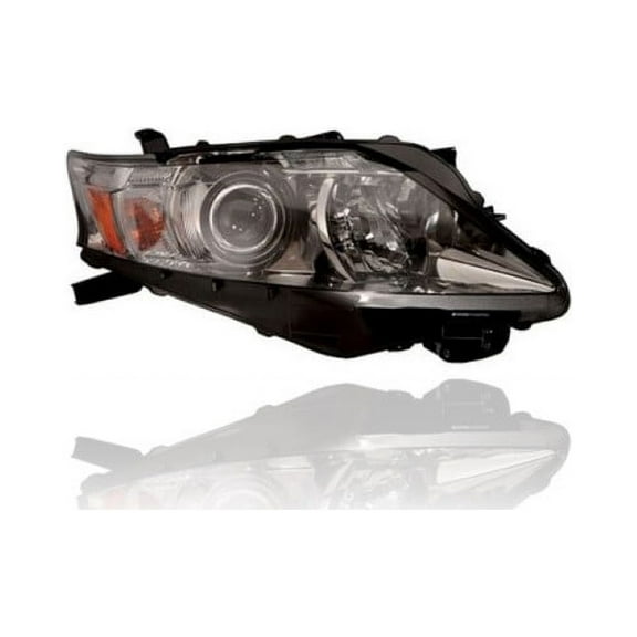 Headlight Assembly - Compatible/Replacement for '10-12 Lexus RX 350 (Japan Built) - Halogen, Chrome Interior Bezel - Right Hand - Passenger - 8113048680